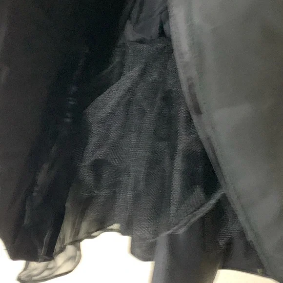 Tadaski | Vintage formal mesh long sleeve fit and flare beaded mini dres… - Picture 7 of 11